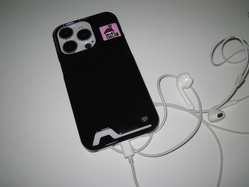 226STUDIO（226スタジオ）の「home square patch card pocket phone case black（Smartphone Accessories）」