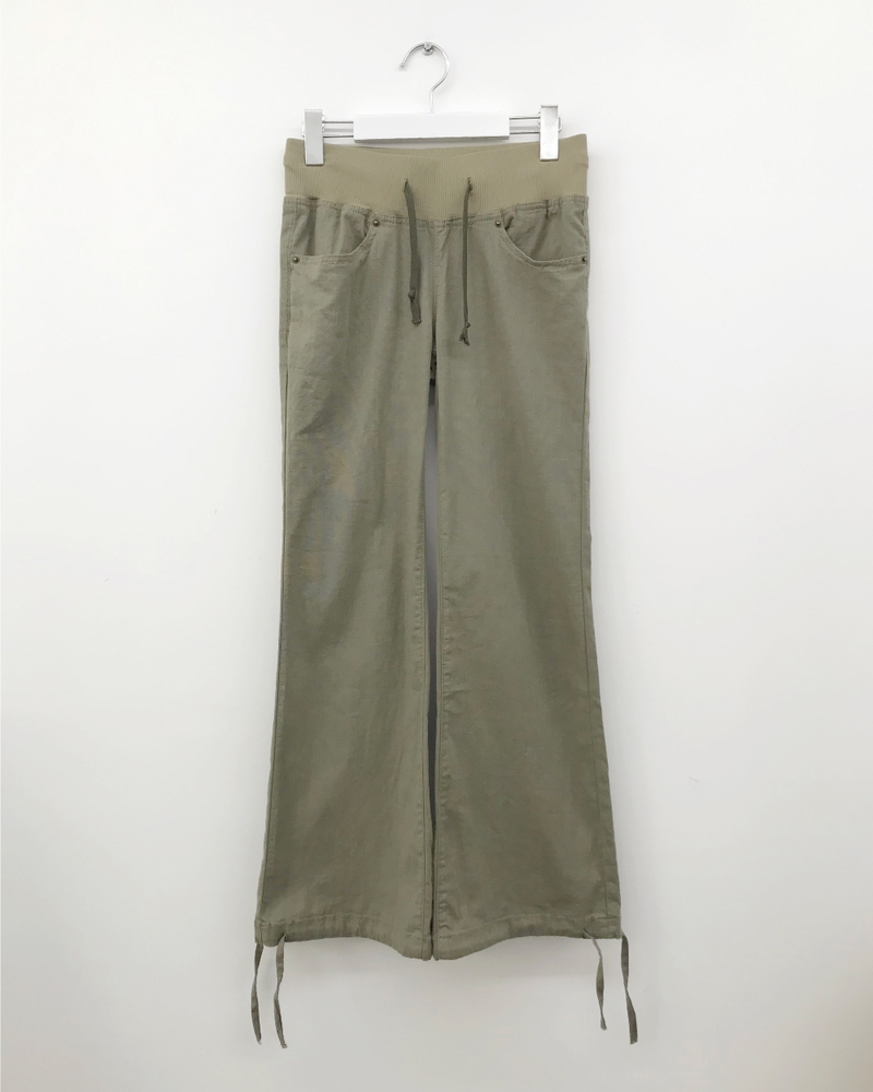 Cracker banding bootcut pants (2color)