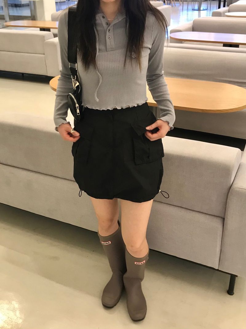 Larvate mini skirt