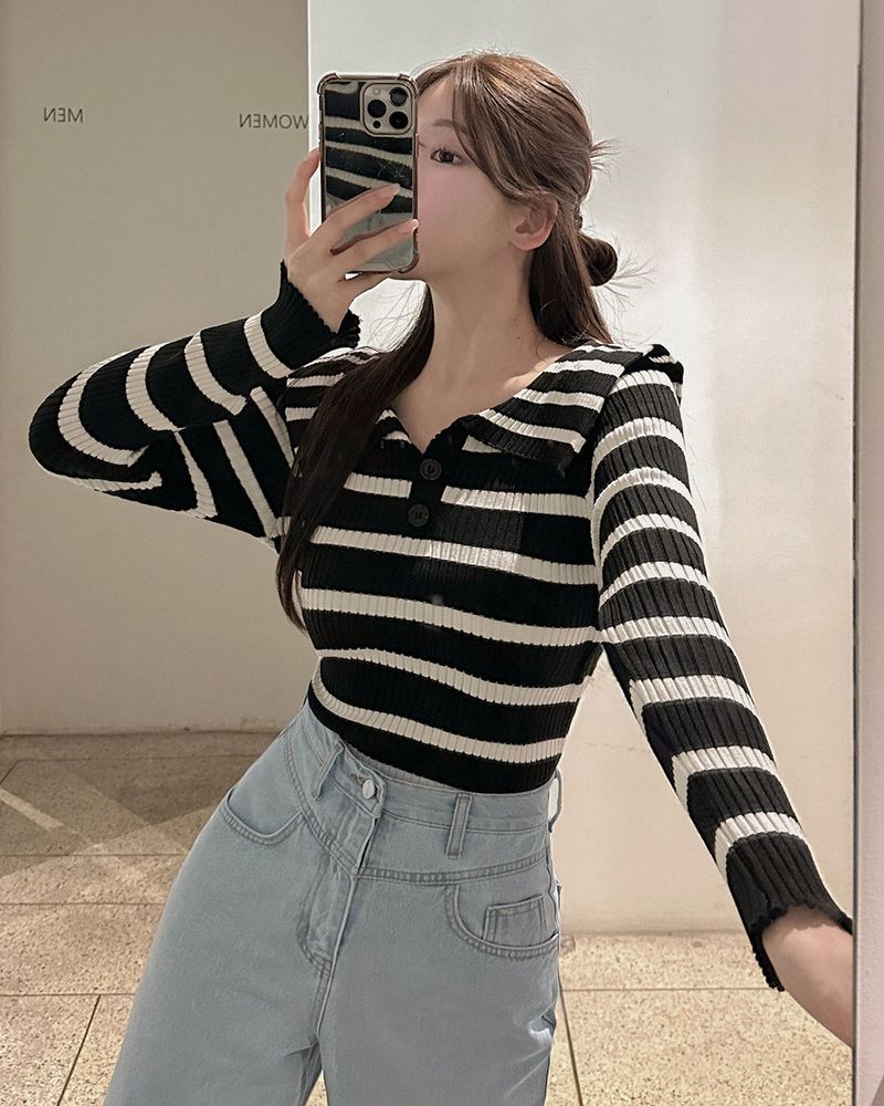 Buten Sailor Collar Knitwear