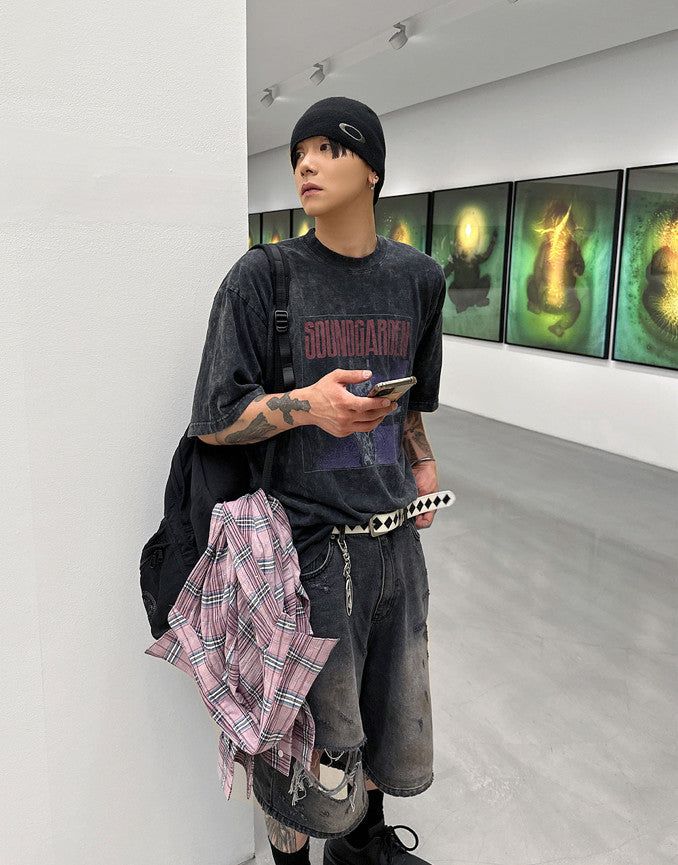 HOLY IN CODE（ホーリーインコード）の「No.0256 SG printing washing half T（Tops）」