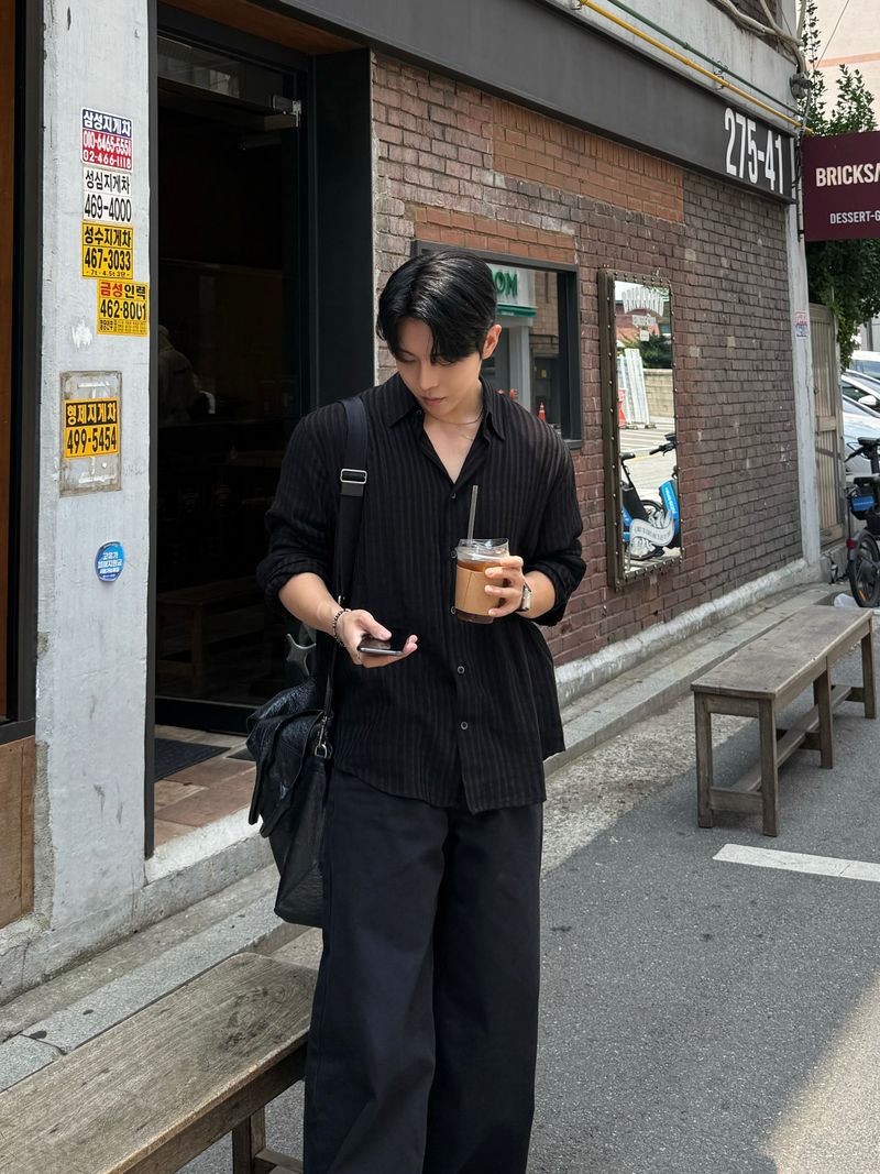 スラッシュ オーバーシャツ
