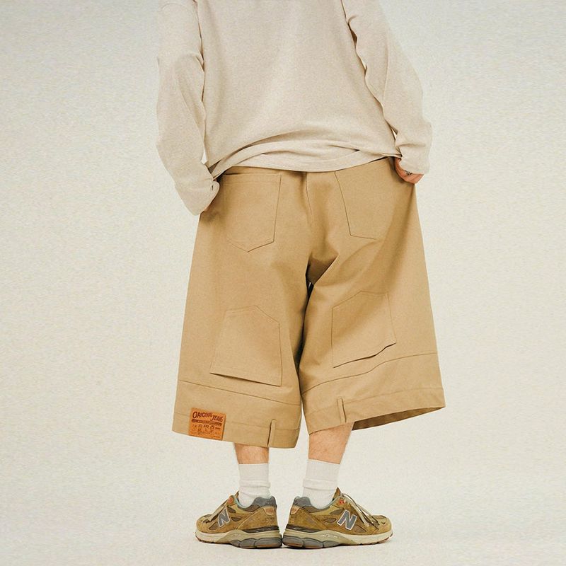 SEMIKAJI（セミカジ）の「SO パッチダウンバミューダパンツ（パンツ）」