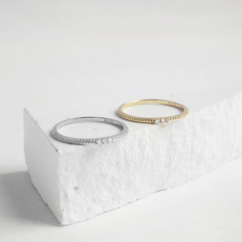 éclater（エクラテ）の「Mona Cubic Zirconia Ring（Accessories）」