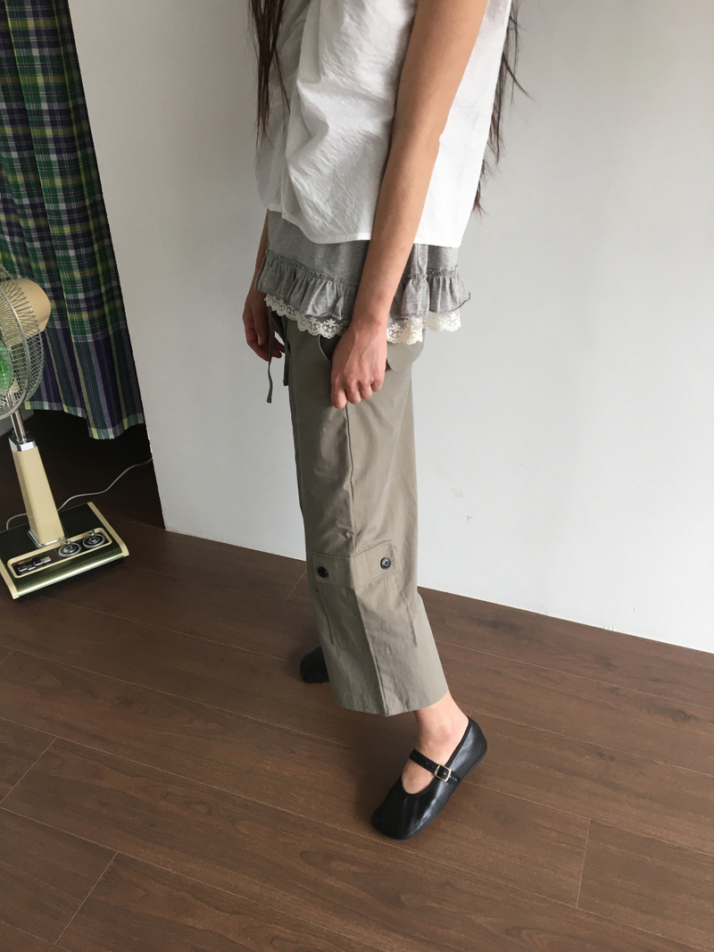 Sand Cargo 3/4 Pants (3color)