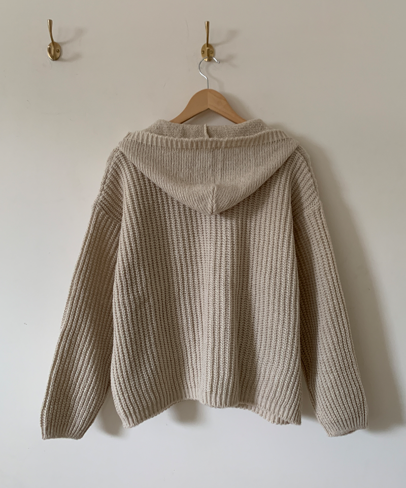 Tteokbokki hoodie cardigan