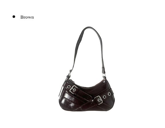 Buckle Leather Eyelet Daily Shoulder Bag