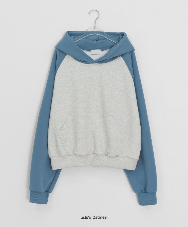 Ginke Raglan Color Matching Hoodie