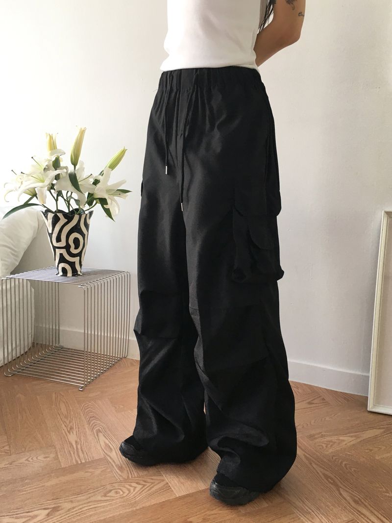 WONDER WONDER（ワンダーワンダー）の「[BASIC/LONG] Adik Double Pocket Pintuck Cargo Two-Way Long Wide Jogger Pants（Pants）」