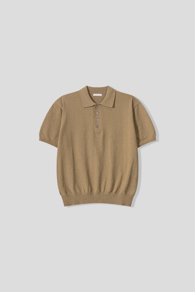 Easter bookle knit collar tee