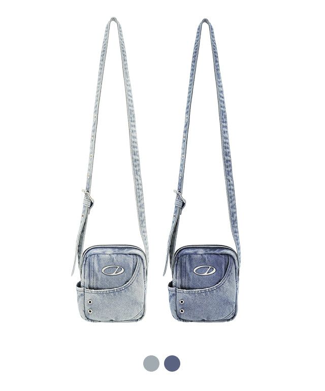 ODDSTUDIO（オッドスタジオ）の「ODDシグネチャーデニムミニクロスバッグ / ODD Signature Denim Mini Cross Bag（Bags）」