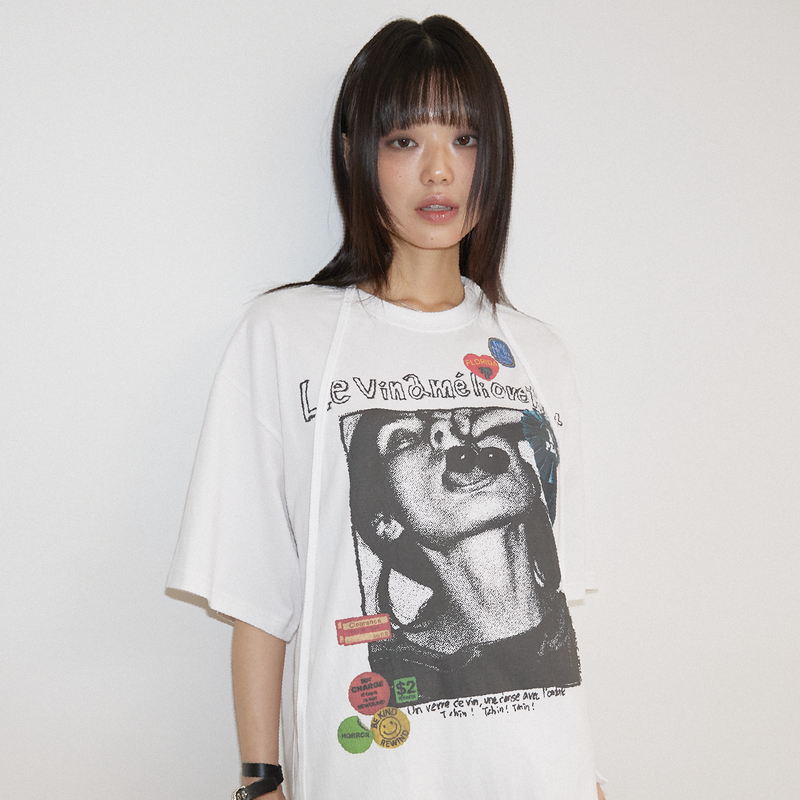 SPAGHETTI ROCK T SHIRT WHT