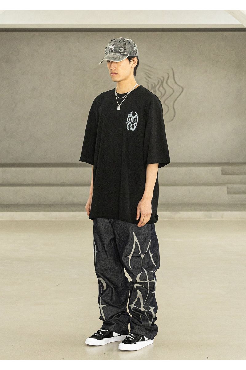 MSN WORK DENIM PANTS MSFJP002-BK