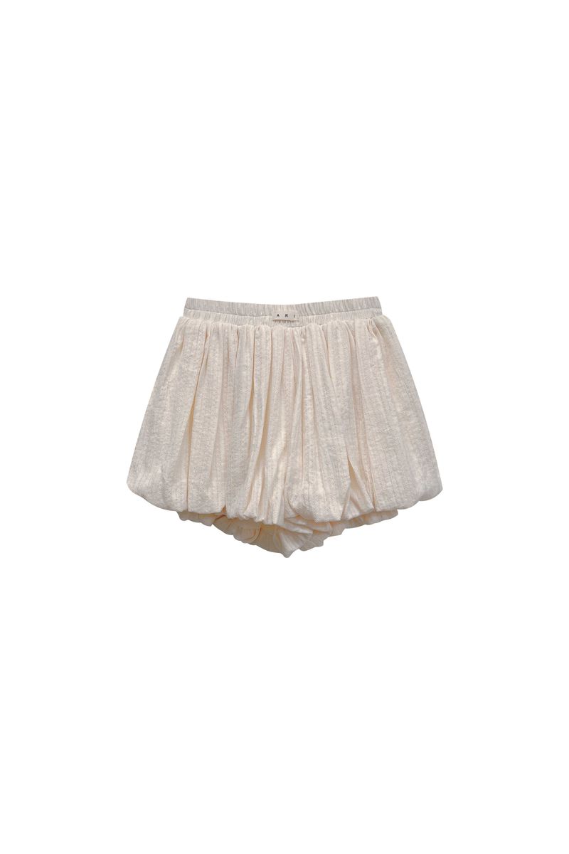 CUDDLY BALLOON SKIRT PANTS / BEIGE