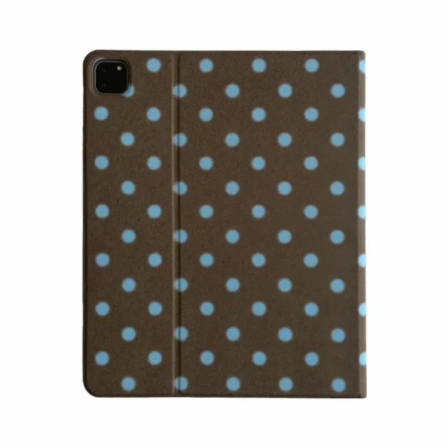 Dot caramel brown ipad case