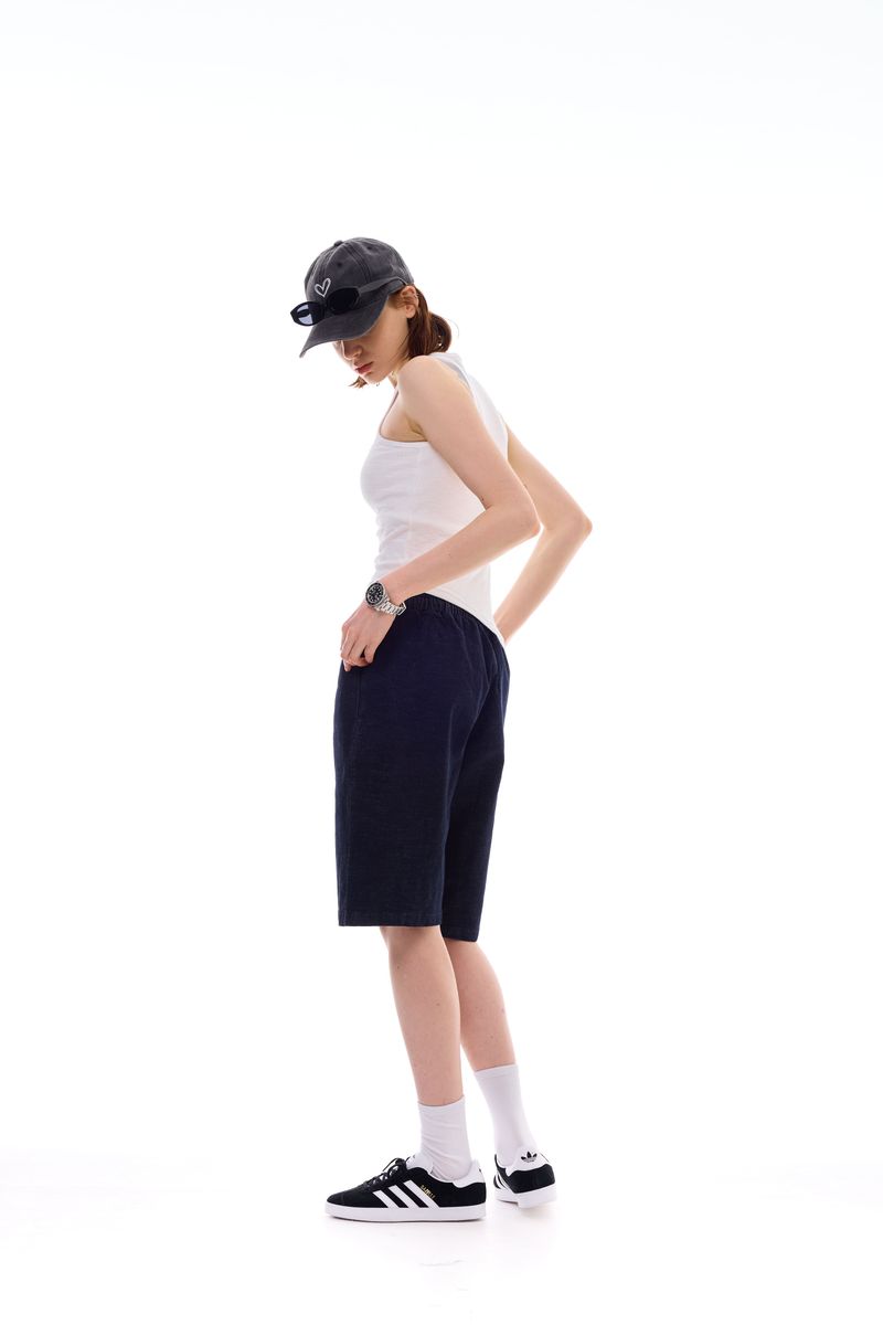 UNBALANCE SLEEVELESS TOP / WHITE