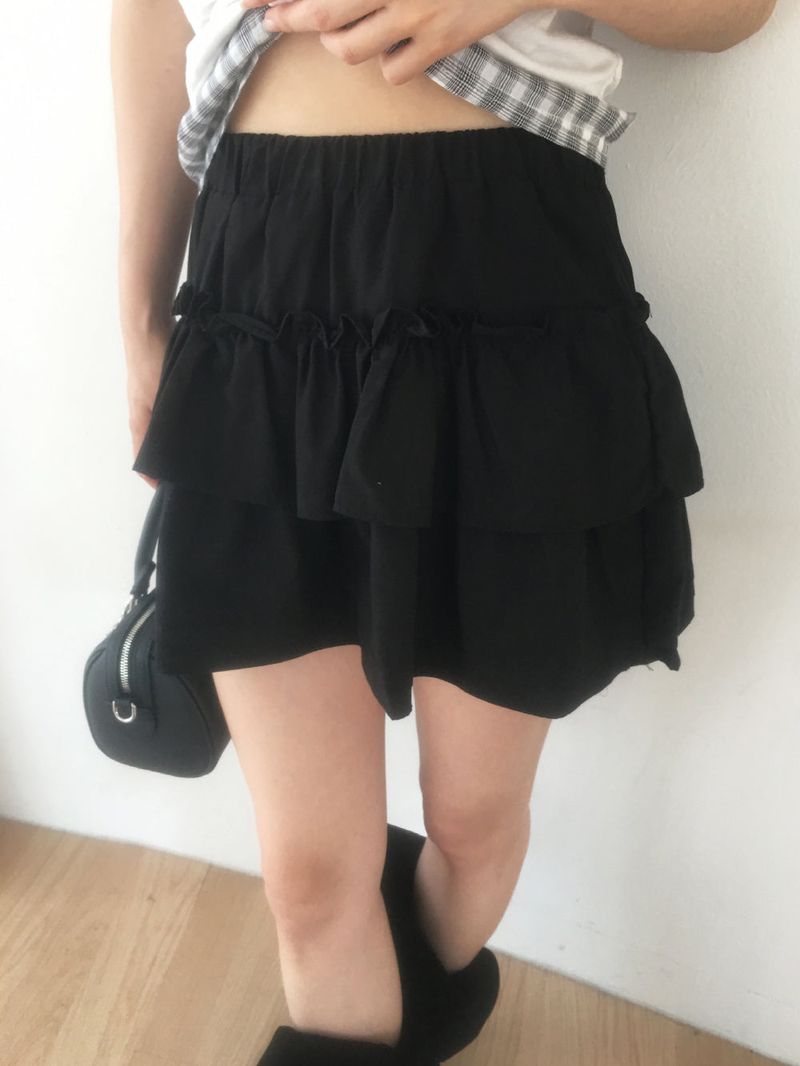 nobiyaka（ノビヤカ）の「Ballerina cancan mini skirt（Skirts）」
