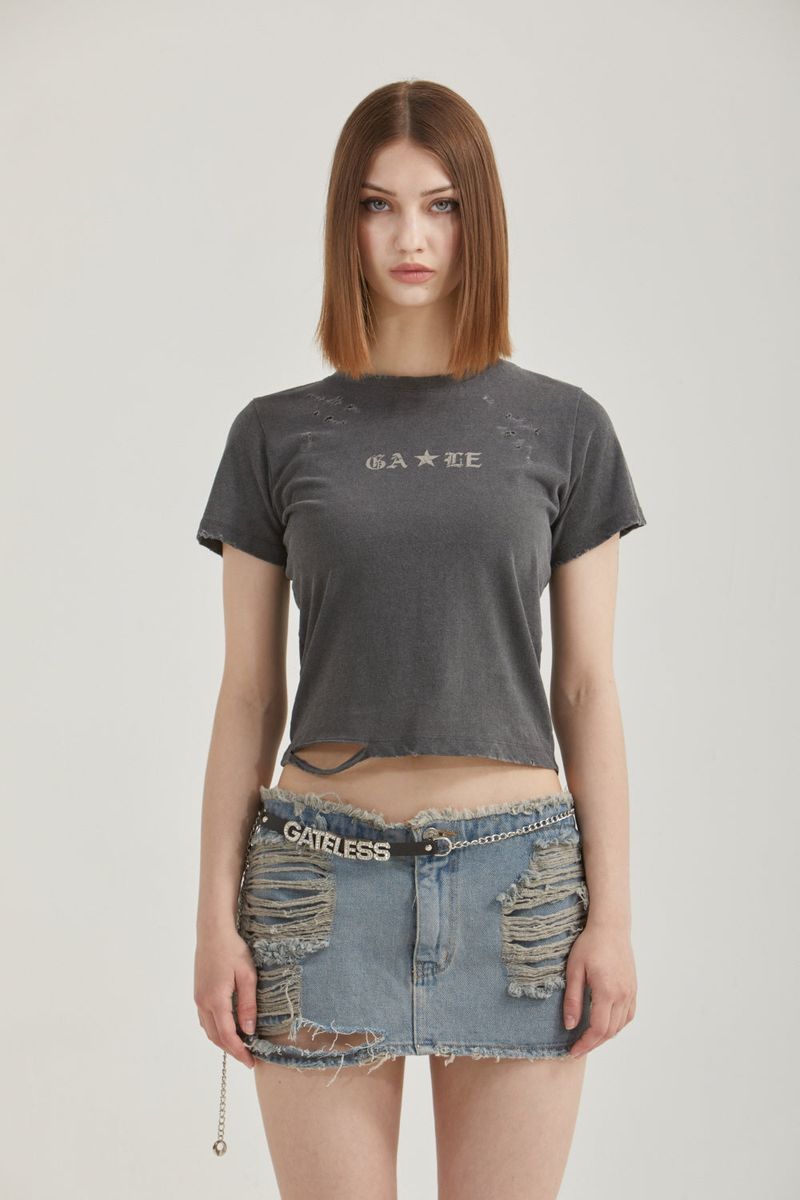 WASHING CRACK T-SHIRT