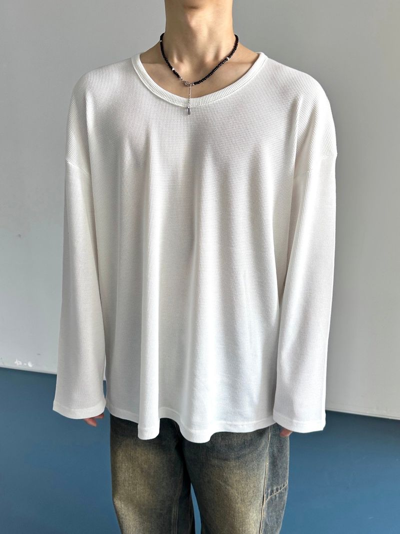 Module Basic Waffle Uniqlo Long Sleeve 4C