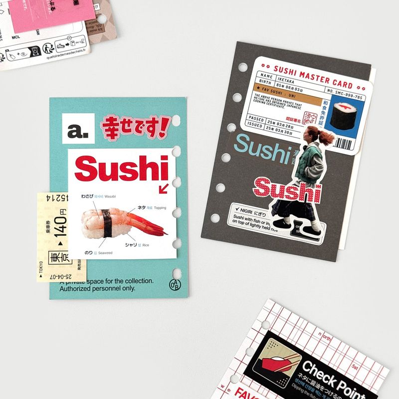oab sushi pack / scrap sticker set