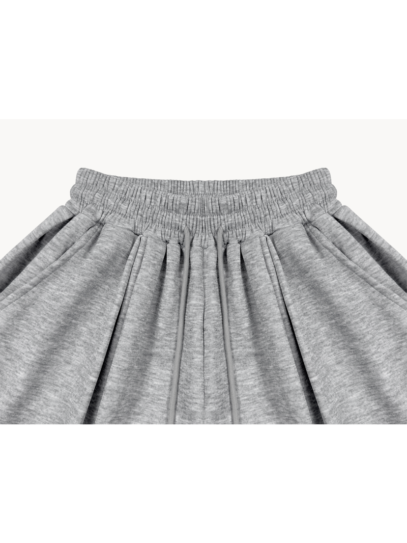 Double-pleated wide string pants 5COLOR