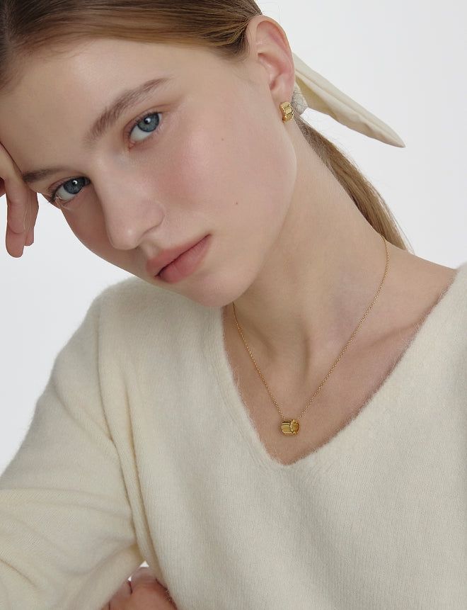 hyeres lor（イエール・ロール）の「26SS★ Iceblock Silver Necklace（Accessories）」