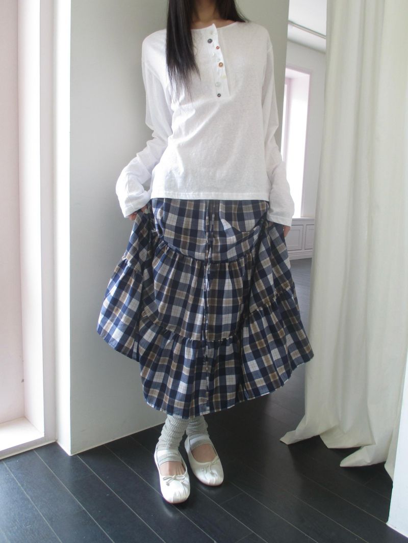 ミックスチェックスカート