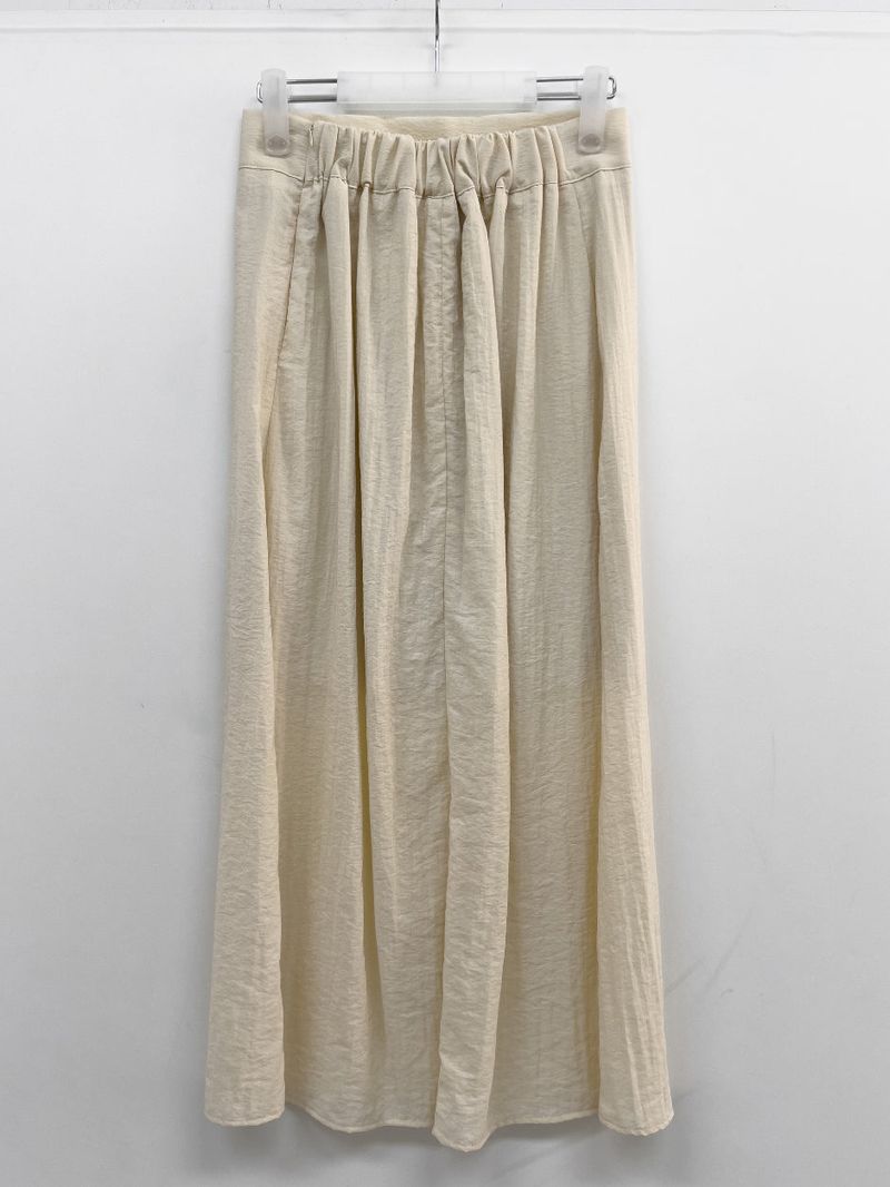 Even Nylon High-Waisted Long Skirt