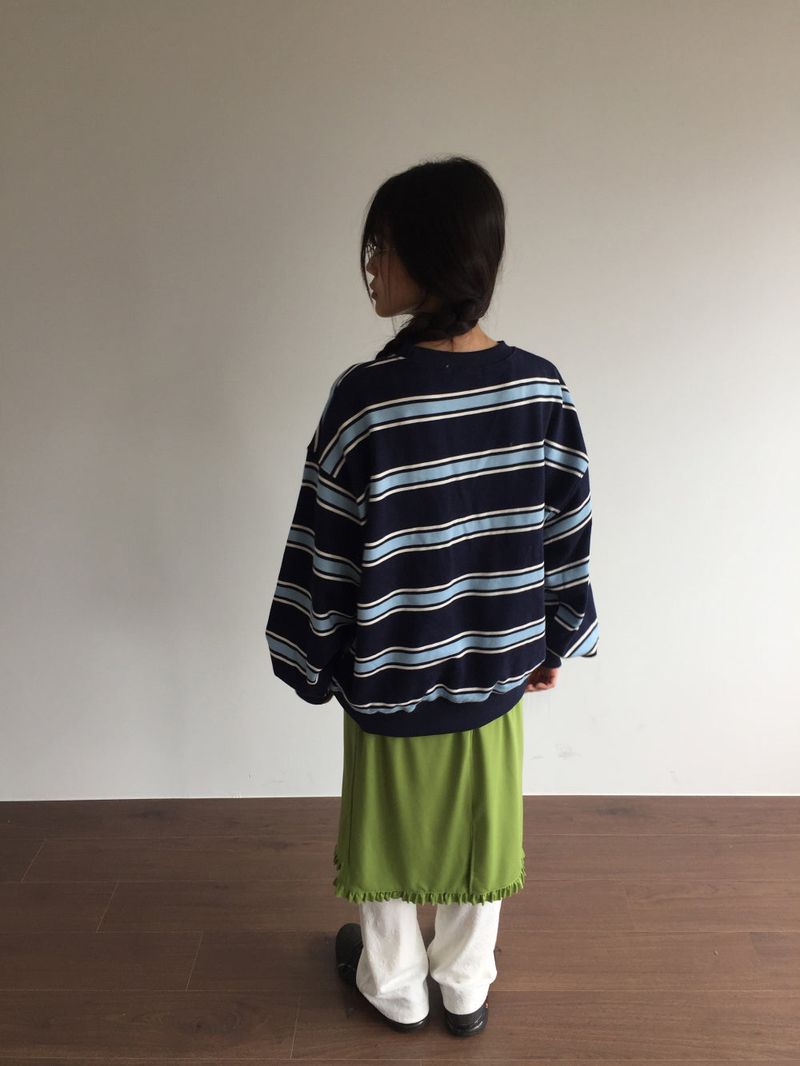 Baldwin Striped Man-to-Man (2color)