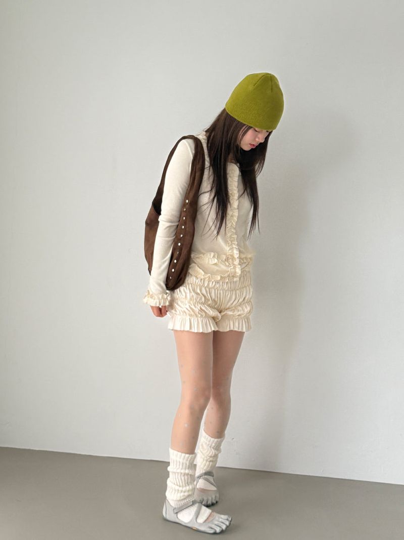 lady frill cardigan 