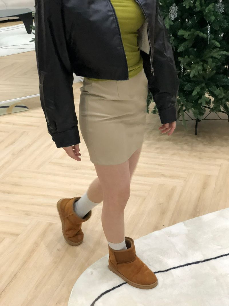 Ashley leather skirt