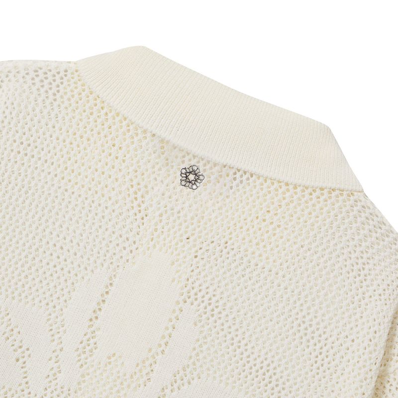 [ULKIN] MUGUNG Crochet Half Shirt_Ivory