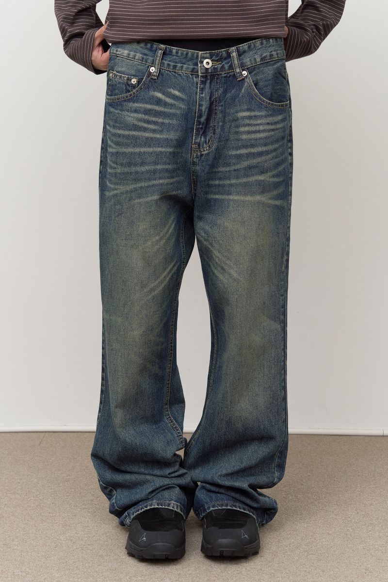 Flask Crack Denim