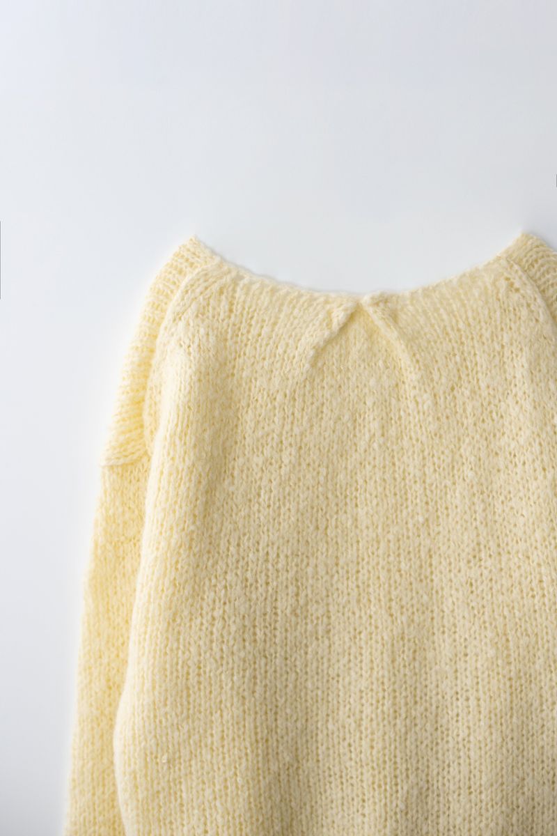 Mohair knit (Yellow)