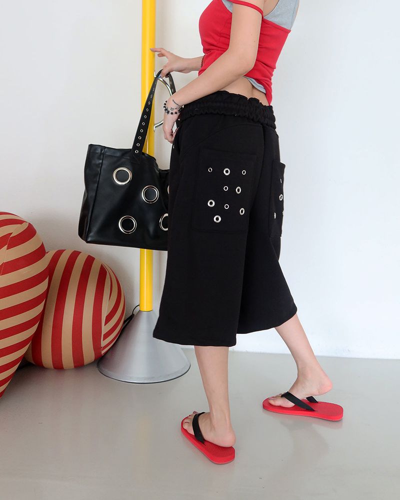 Delight-J（ディライトジェイ）の「Punching Eyelet Three-Quarter Bermuda Pants（Pants）」