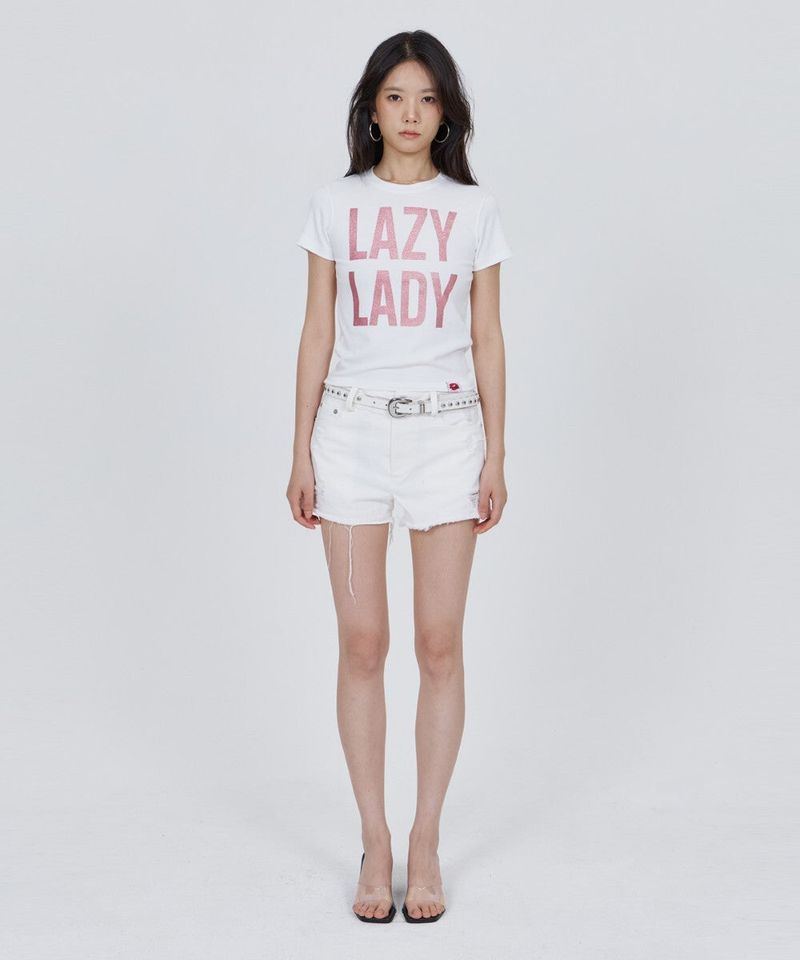 CONY LAZY LADY TEE / WHITE