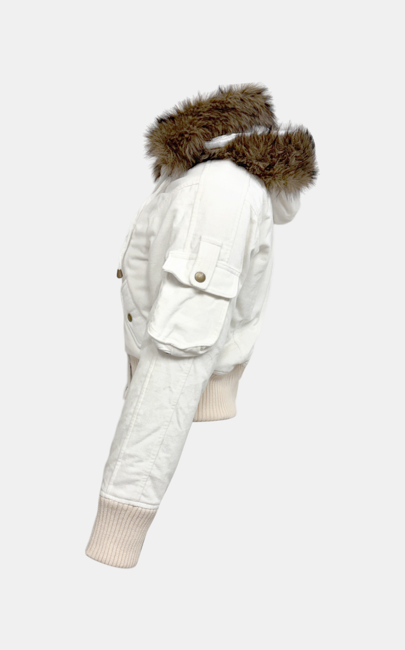 Porey Fur Hooded Jumper