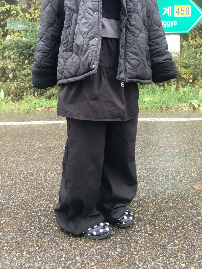 RITCORE（リットコア）の「ペールシャーリングワイドスカートパンツ (3c)（パンツ）」