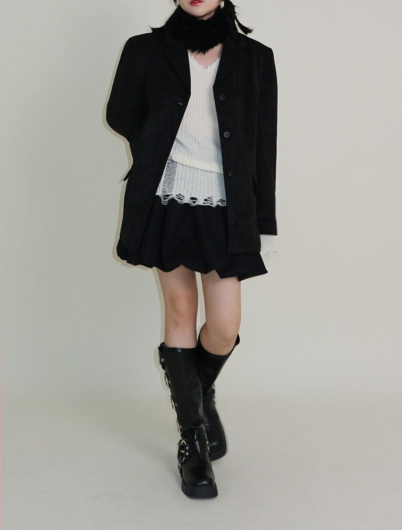 Cush Banding Pumpkin Balloon Mini Skirt