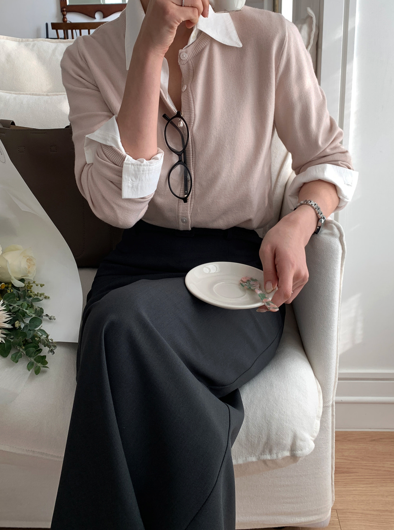 Setter Slit Belt Skirt / 4 colors