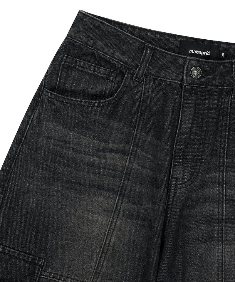 BERMUDA CARGO DENIM SHORT