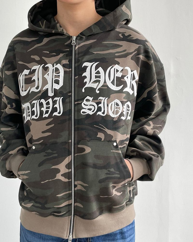 Recon Camo Hood Zip-Up