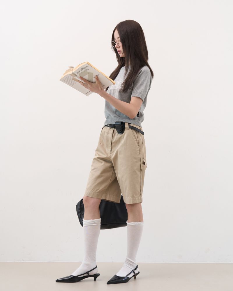 HALF CARPENTER WORK PANTS (BEIGE)