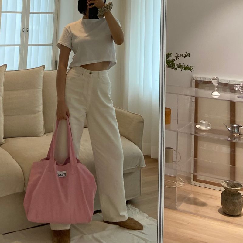 Étang Denim Ecobag | Pink