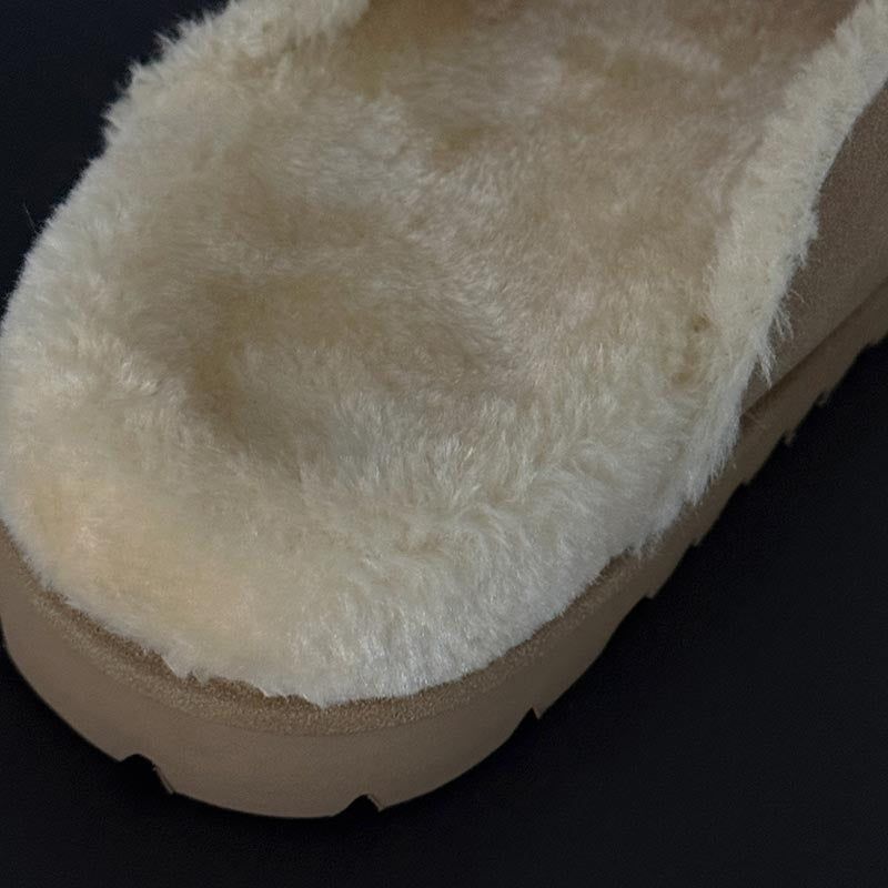 ASCLO Winter Suede Penny Mules