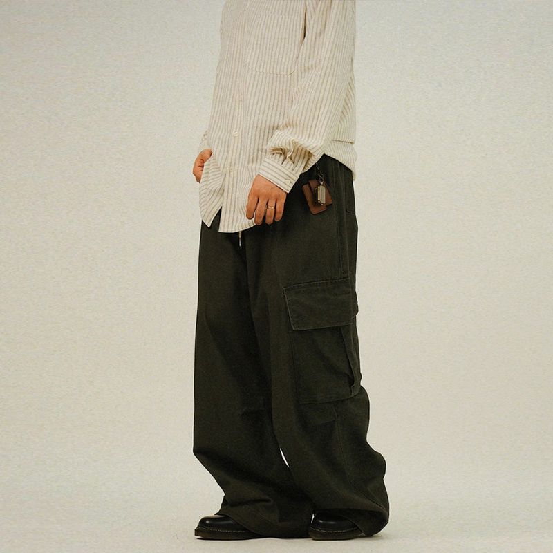 SEMIKAJI(セミカジ)の「LA Stone Washing Pigment Cargo Pants(Pants)」
