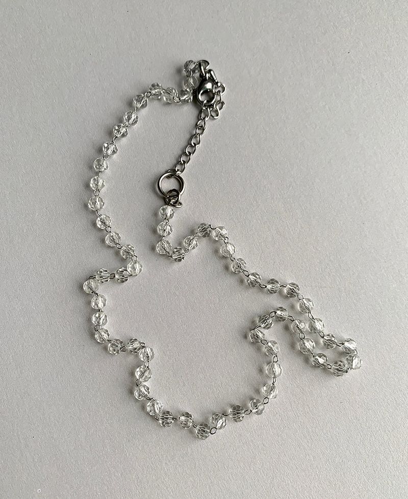 Crystal point necklace