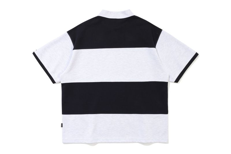 STRIPE RUGBY POLO_NAVY