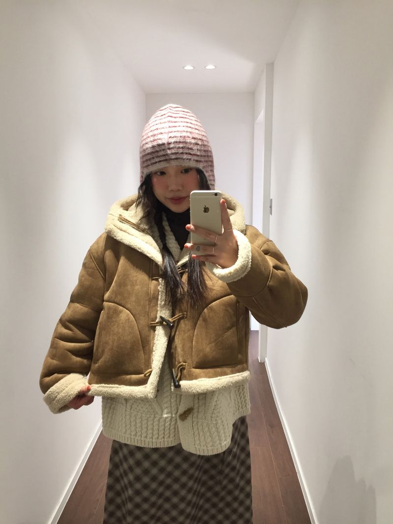 Twist Duffle Knit Cardigan (1color)