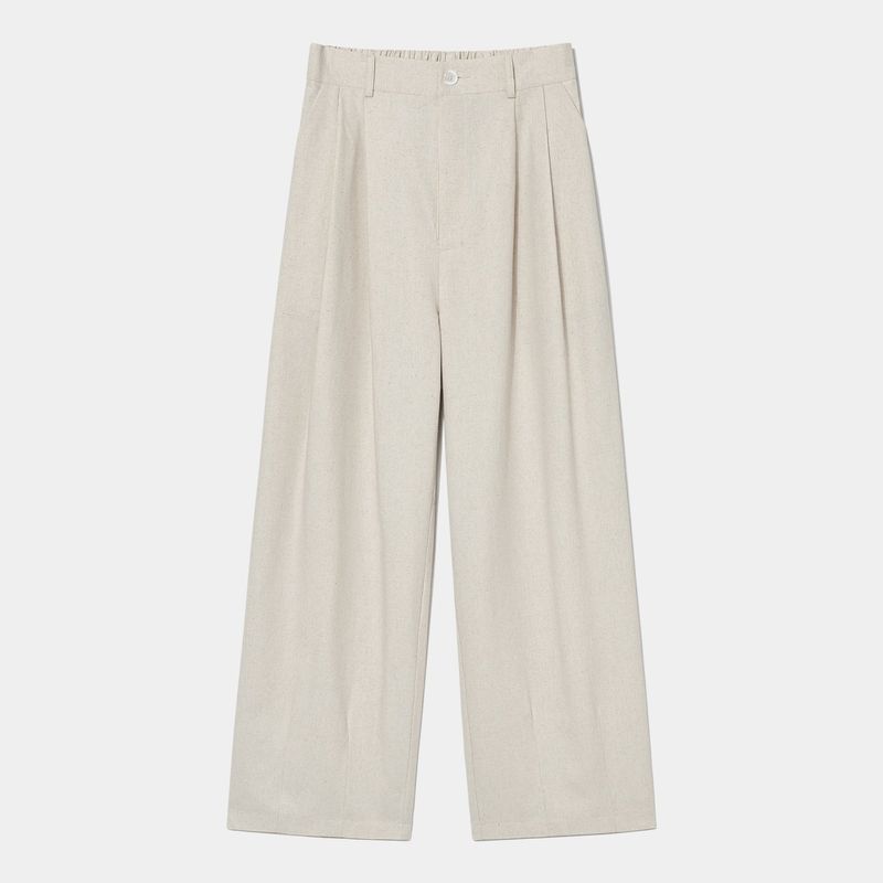 OWN Hello linen two-tuck pants (5 colors)